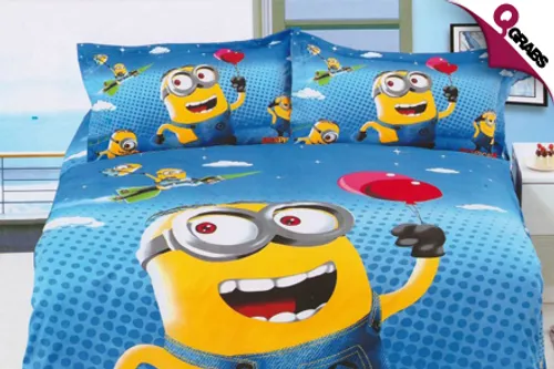 For QR199 Add Some Fun to Your Kids Bedroom with a Three-Piece Bedding Set - Choose from 10 Playful Designs! (QR399 Value)